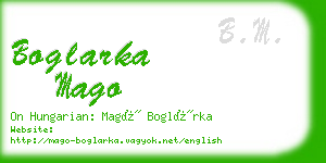 boglarka mago business card